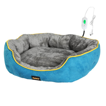 PaWz Electric Pet Heater Bed Heated Mat Cat Dog Heat Blanket Removable Cover S Petsleisure